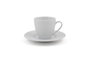 Hermia Juego de Tazas de Café ACL12KT00 de 12 Piezas en Blanco